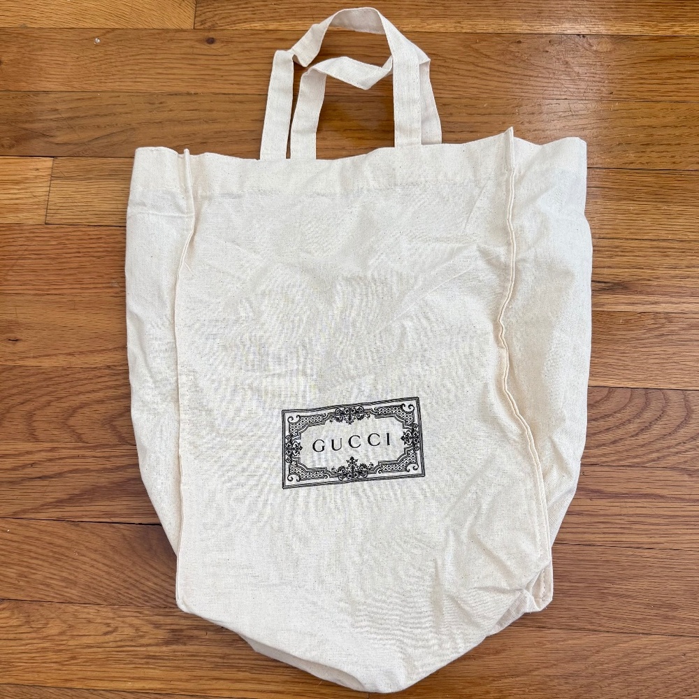 NEW Gucci - Cloth Canvas Gucci Tote